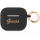 Чехол Guess для Airpods 3 Silicone with ring Script logo черный - фото 1