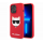 Чехол Lagerfeld для iPhone 13 Pro Max Liquid silicone Choupette красный (Magsafe) - фото 1