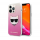Чехол Lagerfeld для iPhone 13 Pro Max PC/TPU Choupette Hard Градиент Розовый - фото 1