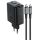 СЗУ Acefast A17 65W GaN (USB-C+USB-A+Multi-Function HUB) + кабель Type-C to Type-C (черный) - фото 3