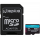 Карта памяти microSDXC Kingston Canvas GO! Plus 256 ГБ, 170MB/s, C10, UHS-I, U3, V30, A2, 4K UHD, с адаптером - фото 1