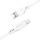 Кабель ACEFAST C3-02 Lightning MFI 1.2m (белый) - фото 2