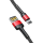Кабель Baseus Cafule Cable(special edition)USB For iP 2.4A 1m Red+Black - фото 2