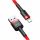 Кабель Baseus cafule Cable USB For lightning 2.4A 1M Red+Red - фото 4