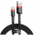 Кабель Baseus cafule Cable USB For Type-C 2A 3m Red+Black - фото 2
