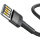 Кабель Baseus Cafule Cable（special edition）USB For iP 2.4A 1m Grey+Black - фото 3