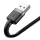 Кабель Baseus cafule Cable USB For iP 2.4A 1m Gray+Black - фото 4