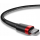 Кабель Baseus cafule Cable USB For Type-C 2A 3m Red+Black - фото 3