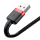 Кабель Baseus cafule Cable USB For iP 2.4A 1m Red+Black - фото 4