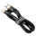 Кабель Baseus cafule Cable USB For iP 2A 3m Gold+Black - фото 2