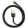 Кабель Baseus cafule Cable USB For iP 2.4A 1m Gold+Black - фото 1