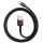 Кабель Baseus cafule Cable USB For iP 2.4A 0.5m Red+Black - фото 1