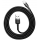 Кабель Baseus cafule Cable USB For iP 2.4A 1m Gray+Black - фото 1