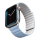 Ремешок Uniq для Apple Watch 49/45/44/42 mm Revix реверсивный магнитный Белый/Арктический синий - фото 2