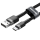 Кабель Baseus cafule Cable USB For Type-C 3A 0.5m серый+черный - фото 3