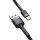 Кабель Baseus cafule Cable USB For Type-C 3A 0.5m серый+черный - фото 4