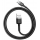 Кабель Baseus cafule Cable USB For Type-C 3A 0.5m серый+черный - фото 1