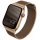 Ремешок Uniq для Apple Watch 45/44/42 mm Dante Strap Сетка Стальная Золотая - фото 1