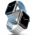 Ремешок Uniq для Apple Watch 49/45/44/42 mm Revix реверсивный магнитный Белый/Арктический синий - фото 1