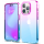 Чехол-накладка Elago AURORA для iPhone 14 Pro, полиуретан (TPU), градиент фиолетовый / синий - фото 1