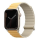 Ремешок Uniq для Apple Watch 41/40/38 mm ремешок Revix Premium Ed. Кожа/силикон Канареечно-желтый/слоновая кость - фото 2
