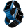 Ремешок Uniq для Apple Watch 41/40/38 mm Revix reversible Magnetic Каспийский Синий/Черный - фото 1