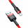 Кабель Baseus cafule Cable USB For iP 2.4A 0.5m Red+Red - фото 4