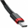 Кабель Baseus Cafule Type-C PD2.0 60W flash charging data line (20V 3A) 2m Red+Black - фото 3