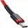 Кабель Baseus Cafule Type-C PD2.0 60W flash charging data line (20V 3A) 2m Red - фото 4
