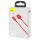 Кабель Baseus Superior Series Fast Charging Data Cable USB to iP 2.4A 1m Red - фото 5