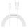 Кабель Baseus Superior Series Fast Charging Data Cable USB to iP 2.4A 2m White - фото 1