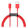 Кабель Baseus Superior Series Fast Charging Data Cable USB to iP 2.4A 1m Red - фото 1