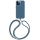 Чехол Uniq для iPhone 15 Pro COEHL MUSE Leatherette с ремешком Сапфировый синий (MagSafe) - фото 1