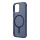 Чехол Uniq для iPhone 15 Pro Max Lifepro Xtreme Мишура Синяя (MagSafe) - фото 2