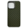 Чехол накладка K-Doo Keivlar для iPhone 15 Pro, черный - зеленый - фото 2