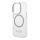 Чехол Guess для iPhone 15 Pro Max PC/TPU Metal outline Hard Прозрачный/Серебристый (MagSafe) - фото 2