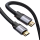 Адаптер-кабель Baseus Enjoyment Series 4KHD Male To 4KHD Male Adapter Cable 1.5m Темно-серый - фото 2
