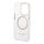 Чехол Guess для iPhone 15 Pro PC/TPU Metal outline Hard Прозрачный/Золотой (MagSafe) - фото 3