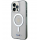 Чехол BMW для iPhone 15 Pro M-Collection PC/TPU Серебряное кольцо жесткое прозрачное (MagSafe) - фото 1