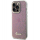 Чехол Guess для iPhone 15 Pro PC/TPU Faceted Mirror Disco Твердый розовый - фото 1
