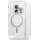 Чехол Elago для iPhone 15 Pro HYBRID (pc/tpu) Прозрачный/средне-серый (MagSafe) - фото 4