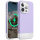 Чехол Elago для iPhone 15 Pro GLIDE (tpu+pc) Прозрачный/фиолетовый (MagSafe) - фото 2
