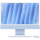 Apple iMac 24" Retina 4.5K (2024) M4, 10-Core, 16 ГБ, 256 ГБ SSD, 10-Core GPU, A2439, русская раскладка, синий 1