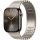 Apple Watch Series 10 (2024) 46 мм, титановый корпус «натуральный титановый», блочный ремешок «натуральный» 1