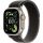 Apple Watch Ultra 3 (2025), 49 мм, корпус «натуральный титановый», ремешок Trail чёрный/угольно-чёрный (M/L)