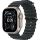 Apple Watch Ultra 3 (2025), 49 мм, корпус «натуральный титановый», ремешок Ocean чёрный (M/L)