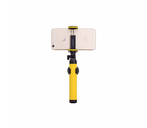 Фото монопода для селфи Momax Selfie Hero Bluetooth Selfie Pod 70 см, желтый