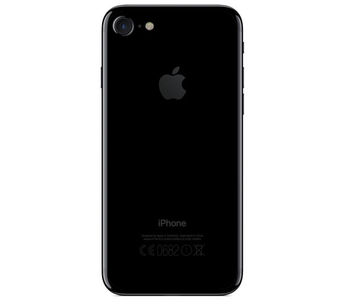 Вид Apple iPhone 7 256GB Jet Black сзади