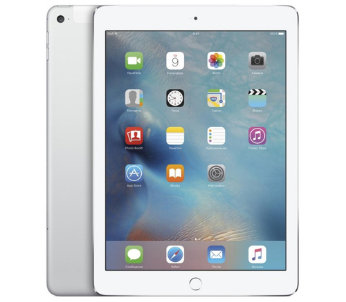 Apple iPad Air 2 Wi-Fi + Cellular 128GB Silver (серебристый)