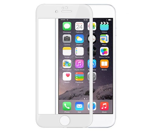 Фото защитного чехла на Айфон 7 Devia Full Screen Tempered Glass белого цвета